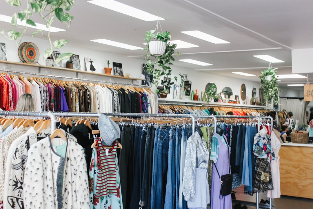 Photo clothing racks